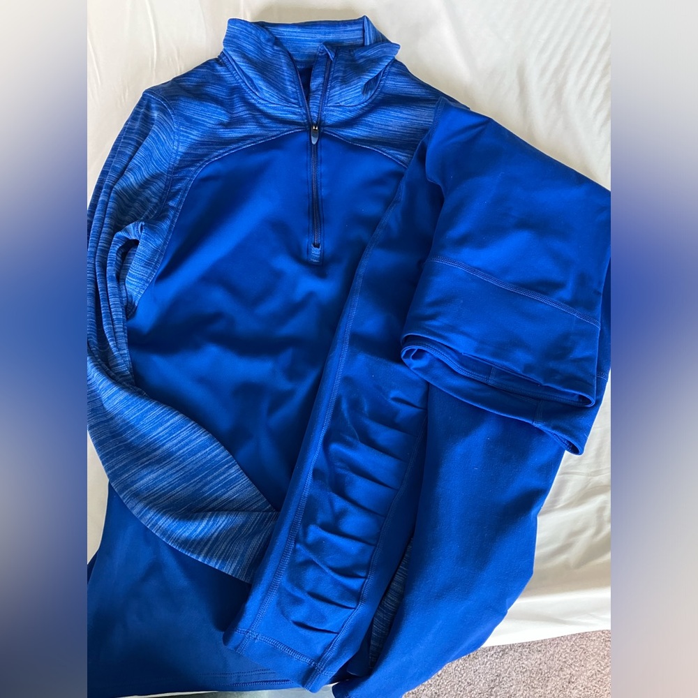 Women’s Under Armour top with matching leggings